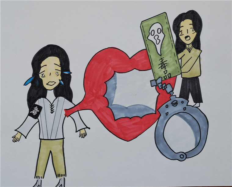 安徽黄山休宁:对毒品说不!法治漫画助力
